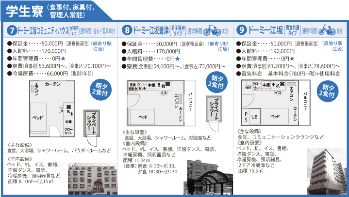 マンション 寮 駿台観光 外語ビジネス専門学校 スンダイ観光は就職に自信100