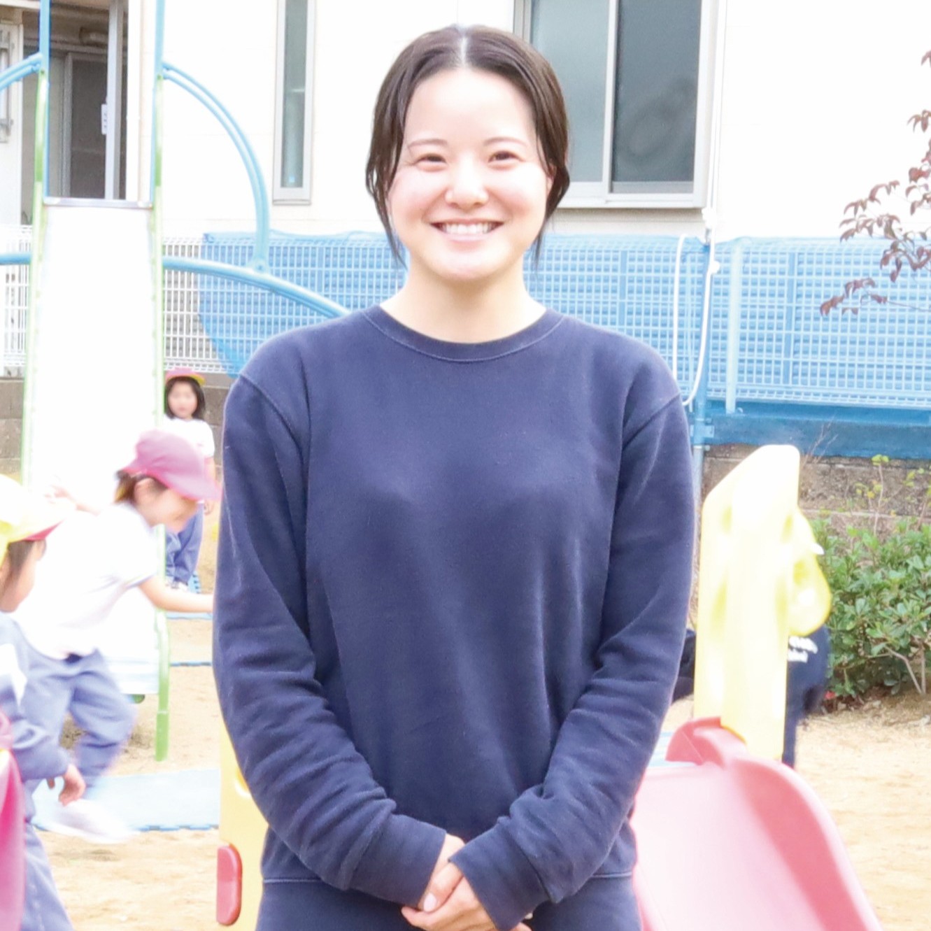 入学前想像していた以上にネイティブ講師の授業が多く、留学サポートも充実していました！ 勤務先：キンダーキッズ