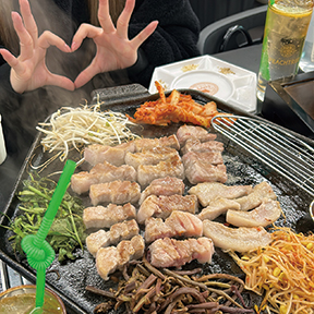 留学中は韓国グルメを楽しみました！