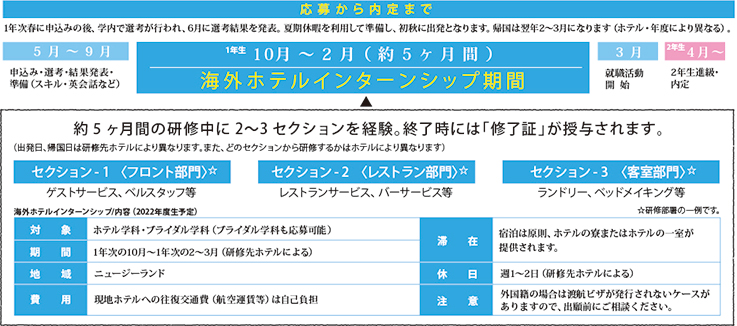 応募から内定まで