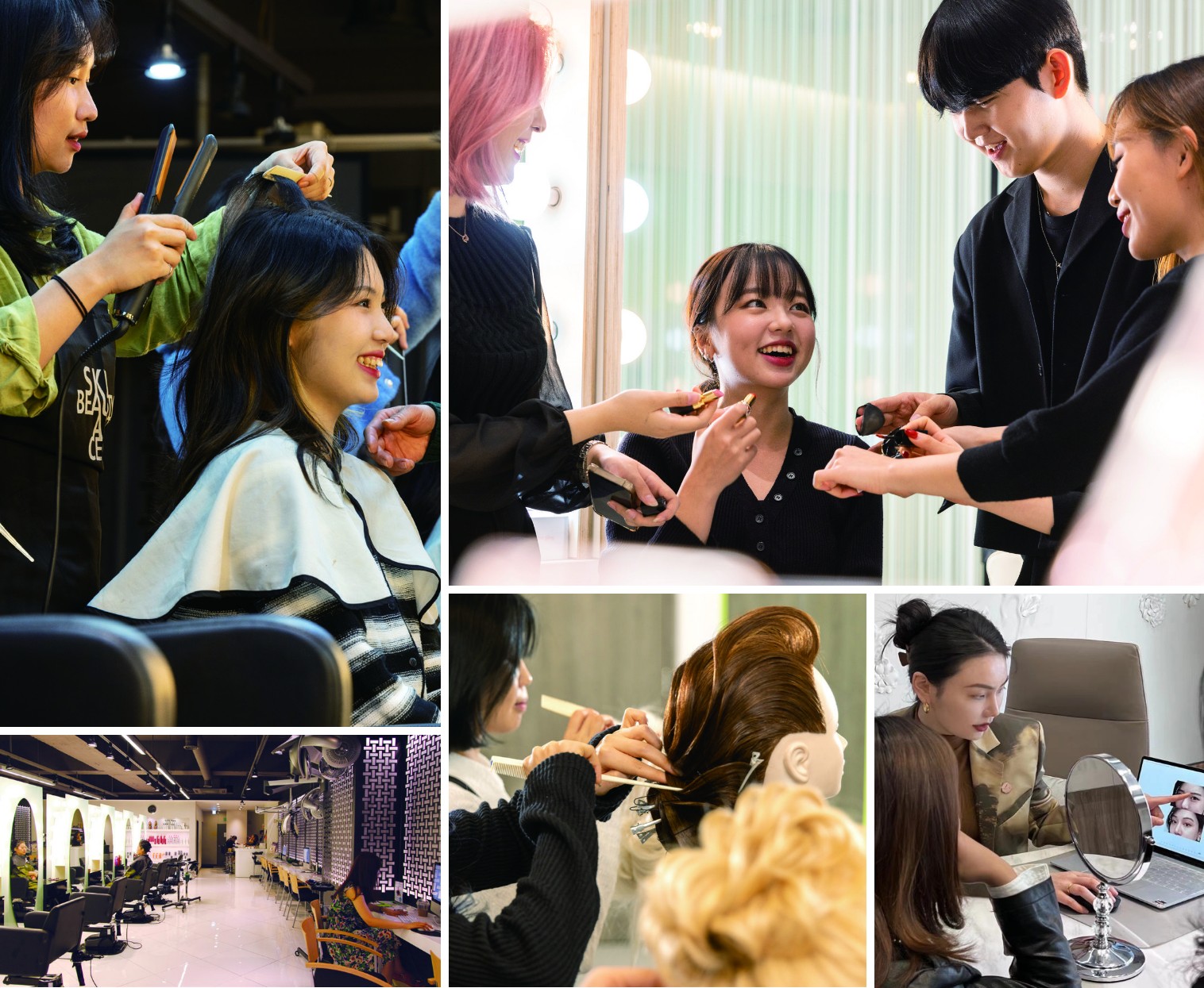韓国語専門学校 大阪 Kビューティー授業風景